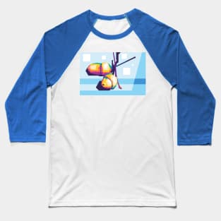 acorn pop art Baseball T-Shirt